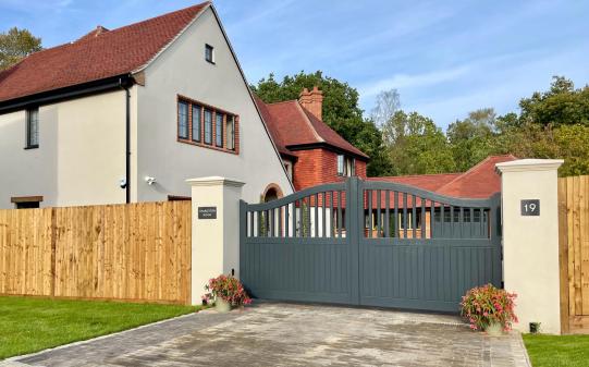 Wooden Electric Gates