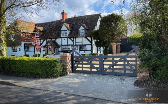Bespoke Accoya Sliding Five Bar Gate