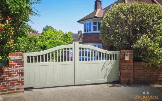 Bespoke Accoya Swing Gates in Surrey