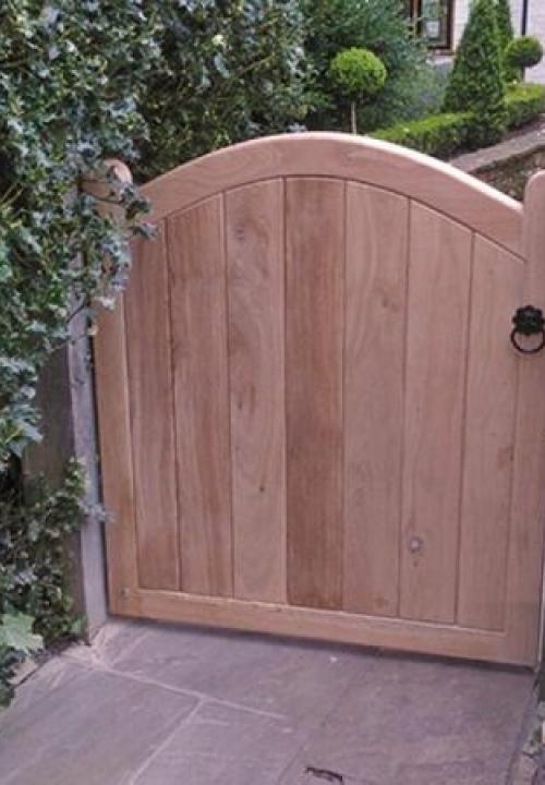Bow Top Wooden Side Gate